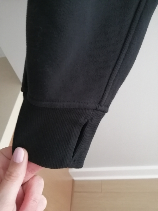 Lululemon Scuba Oversized Full Zip Hoodie Black Cropped Boxy Fit XL/XXL - Picture 6 of 15